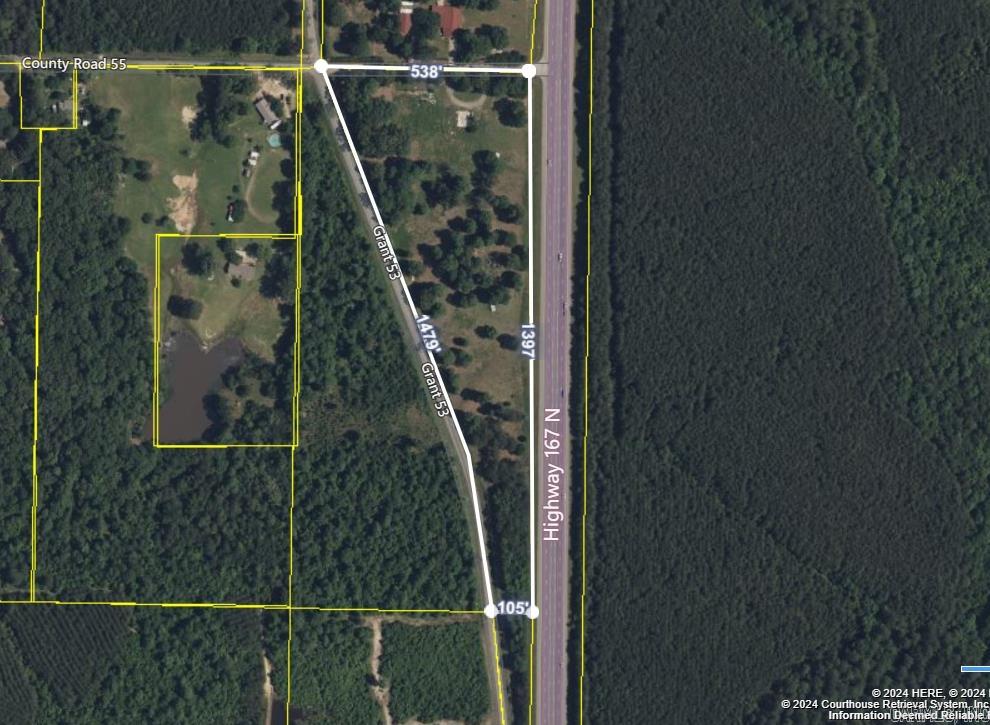 Excellent Commercial Property with Hwy 167 Frontage and access to Grant County Rd 55