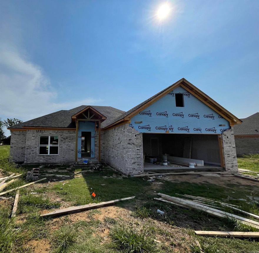 Beautiful home under construction in Morrilton. Agents, see attached documents to see the floor plan and finishings.