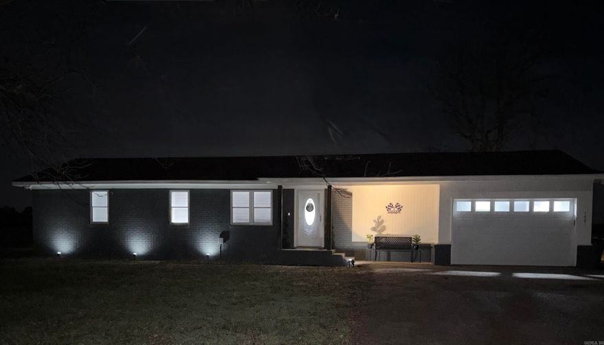 Completely updated home on over half an acre at 1401 HWY 350 in Wynne, AR. This home features 2 bedrooms, 2 full baths, plus a flexible home office or third bedroom. Includes a 30x24 shop with two electric bay doors. Move-in ready with modern updates and ample outdoor space.