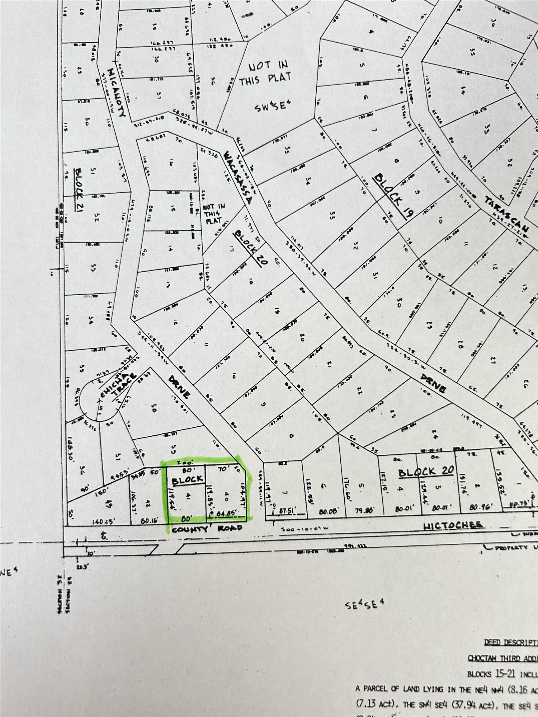 CHOCTAW THIRD - Residential