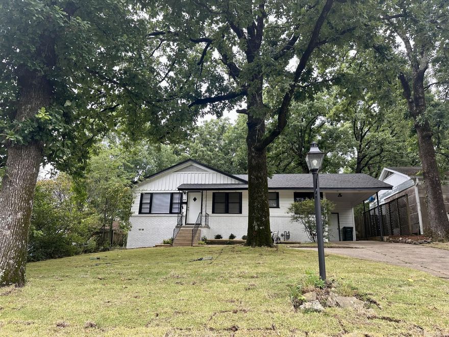 Absolutely stunning, fully remodeled Hillcrest gem!   This 3BR/2BA home is loaded with upgrades including a new roof, HVAC, and hot water heater. Refinished hardwoods shine throughout, while the beautifully updated kitchen and baths feature granite countertops, new appliances, and stylish fixtures.   The private primary suite stands out with a sleek barn door and updated on-suite bath.   No SPD, Seller has never occupied the property Step outside to a large, wooded backyard complete with deck and patio—perfect for entertaining or relaxing. All in a prime midtown location just minutes from top dining, shopping, and everything Hillcrest has to offer!