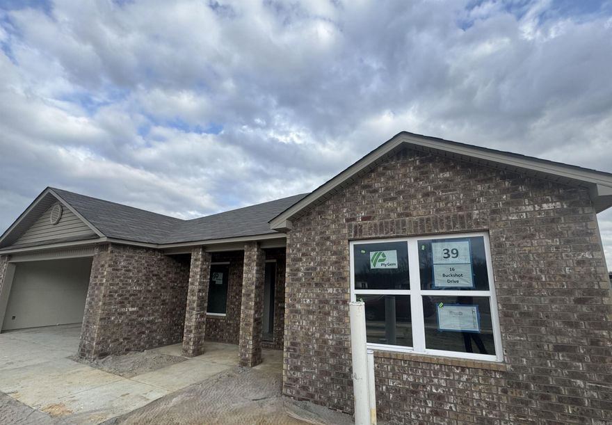 The gorgeous Washington plan is loaded with curb appeal with its charming covered front porch, brick columns, and arch-top windows. This home features a split floor plan with 4 bedrooms, 2 bathrooms, an inviting entryway, a spacious master suite, and a stunning kitchen/dining area fully equipped with energy-efficient appliances, ample counter space, and a convenient pantry. Learn more about this home today!    **SEE SHOWING REMARKS & AGENT REMARKS FOR IMPORTANT INFORMATION**