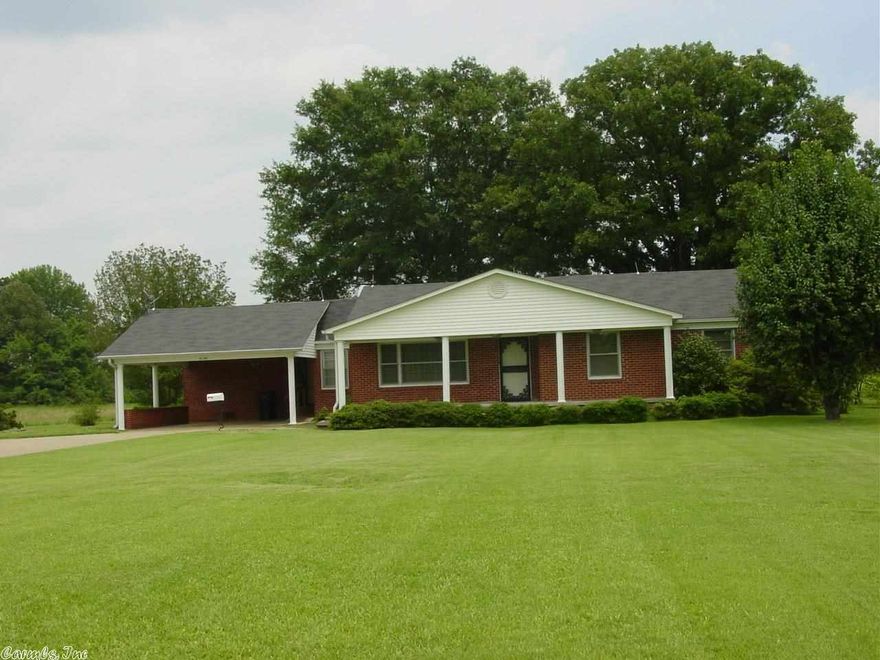 The setting we all want, level acreage, beautiful home place setting, all brick, updated kitchen, formal areas, plus large family room across back of the home, all this with a 24 X 32 shop on property as well. Take a look! Family not providing a property disclosure. Please measure to determine square footage accuracy.