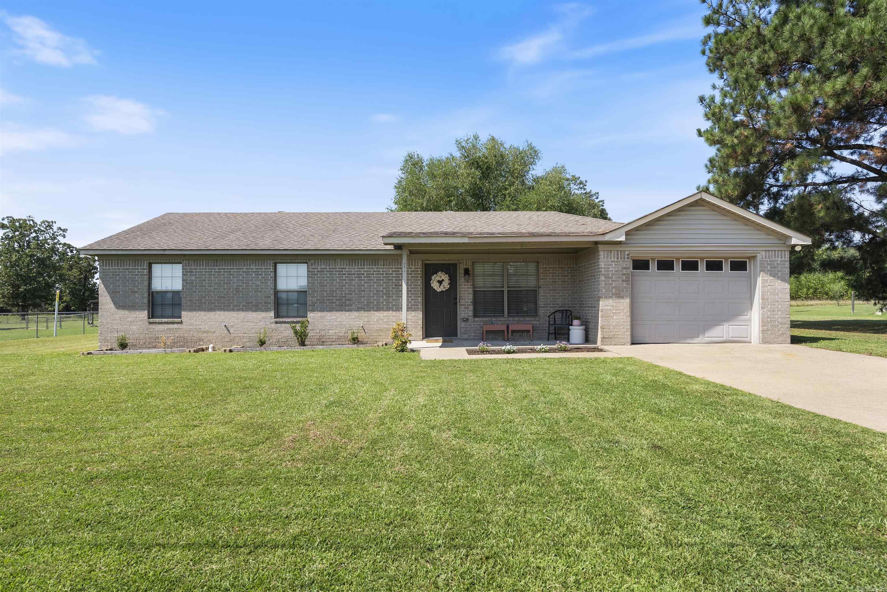Welcome to this beautiful maintained home set on just over half an acre offering both space and comfort! Property features a bright and inviting floor plan with lots of natural light, spacious kitchen/living area combo. Outdoors this home features a large yard for gardening, entertaining, or simply relaxing. This home combines privacy with accessibility located 30min from back door of LRAFB and eligible for 100% financing making home ownership more attainable! agents see remarks.