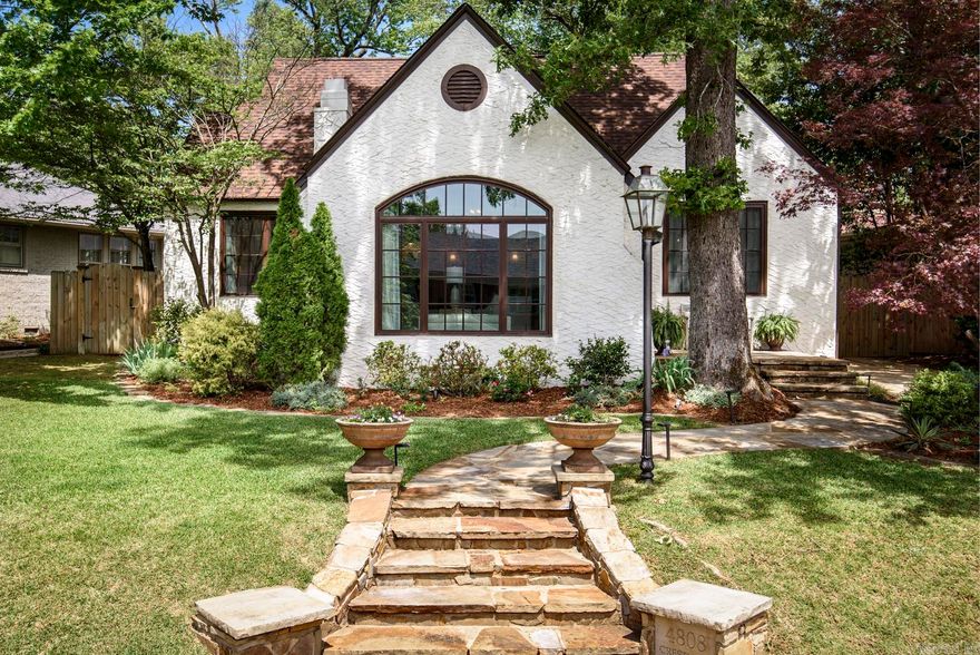 Take a look at this inviting and updated home in the prestigious Heights neighborhood. Beautiful site finished hardwoods, fresh paint and light-filled rooms welcome you inside.. Large living room with gas log fireplace and built-in book shelves, perfect for displaying books or collectibles. The Formal Dining Room is just steps from the totally updated kitchen with stainless appliances, cabinetry, countertops, and flooring. 2 bedrooms are downstairs with a full bath. One of these rooms is currently used as a tv room/office. This room opens to an inviting patio. Upstairs is the primary bedroom with gleaming hardwoods and primary bath with marble countertops, new vessel tub and large shower with frameless glass surround. There is an additional bedroom currently being used as a nursery. The fenced yard has a storage building and also great lawn for family entertaining. New roof, plumbing, electrical and windows are just a few of the many updates this home has undergone. Stop by and take a look...you will fall in love with the condition and character.