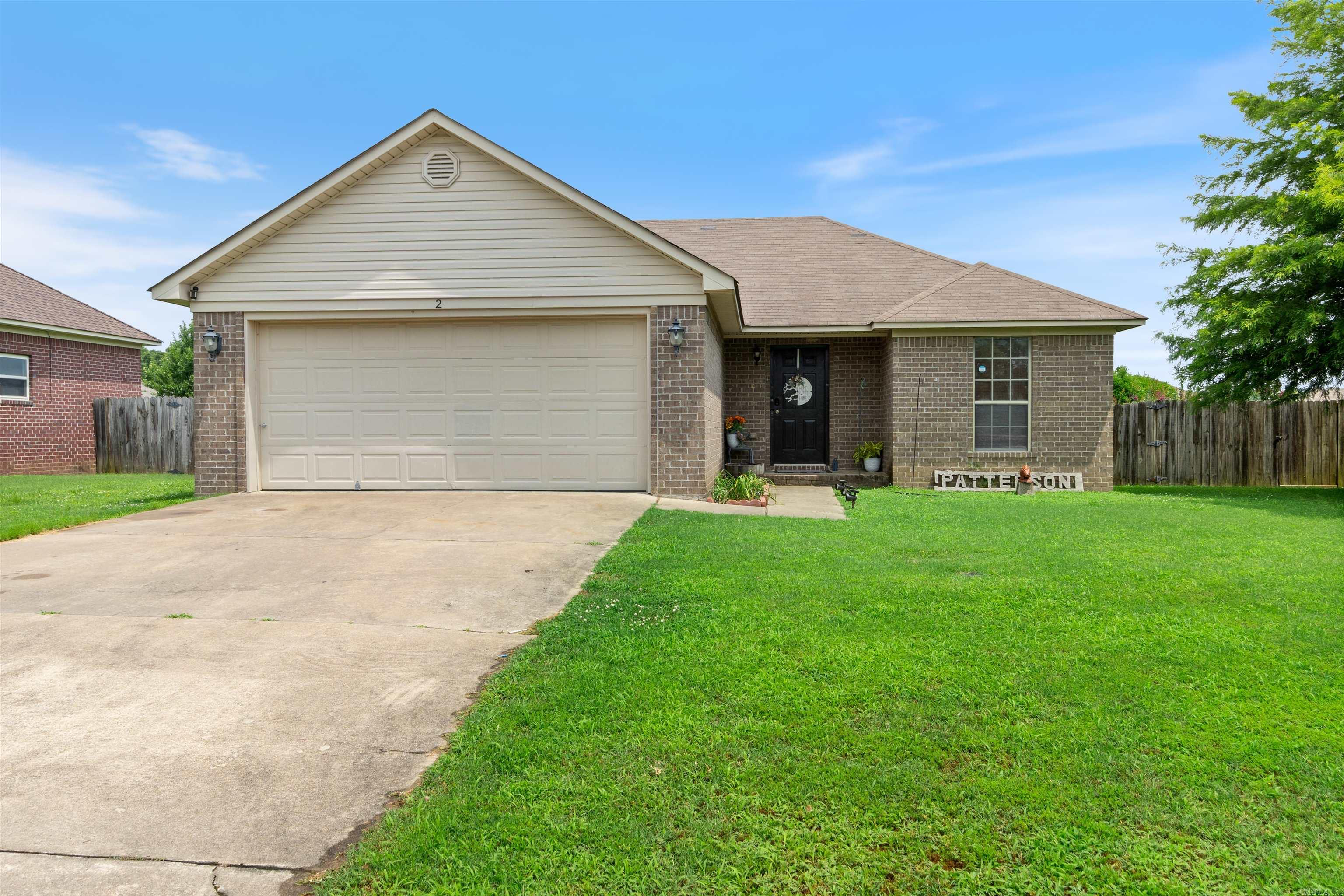 Beautifully maintained 3 bedroom, 2 bath home. Perfect as a starter or an investment property. Fully fenced back yard, neat bedroom layout, and a galley kitchen. New water heater and HVAC! Home is located outside city limits and qualifies for RD, but still close to shopping and dining. Schedule a showing today!