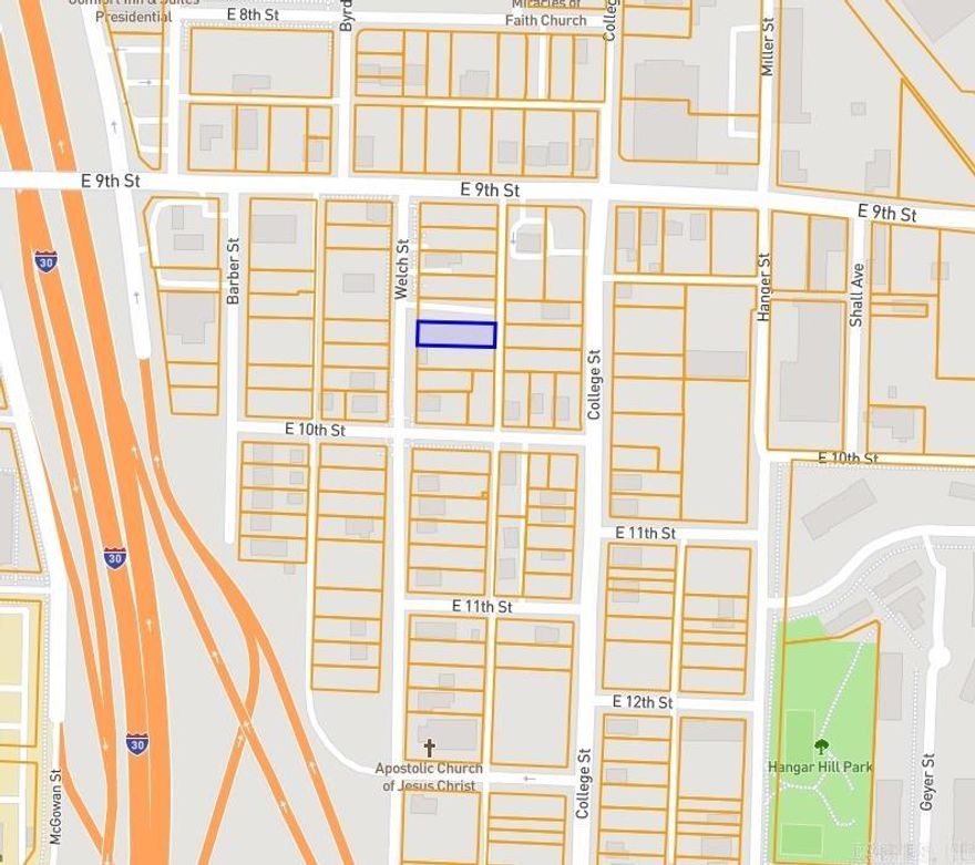 Located in an Opportunity Zone within the up-and-coming neighborhood of Hanger Hill.  This lot is perfect for your new home.  Walking distance to Southern Tail Brewery and the soon to be art center.