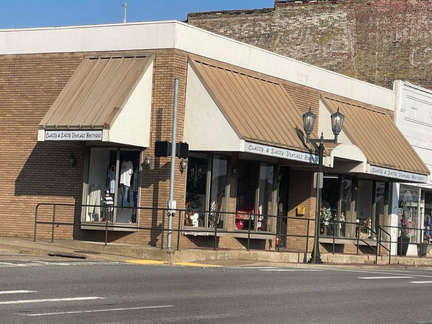 Prime downtown location in the heart of Malvern's business district with good visibility and accessibility.  Property updated in 1991; see architectural plans at the building.  Upper level expanded (~ 687 sf ft) after 2000, with plumbing & electrical for kitchen, shower, sink & toilet. Even space for a bedroom and storage. Downstairs has a lounging room and space for a washer & dryer.  This adds mixed-use potential (retail downstairs + residential loft upstairs), which can appeal to owner-users or investors seeking extra income from living quarters.  Recent upgrades: Two new heating and cooling units (2023, $18,800 cost) for 2-zone climate control, improving comfort and reducing immediate buyer costs.   In early 2024, the lighting fixtures were transitioned to energy- efficient LED lighting in the main 16-foot retail space. No monthly maintenance!