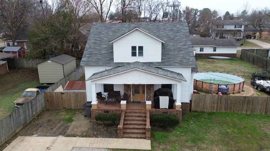 Spacious 5-Bedroom Home in the Heart of Town – Fenced Yard & Room to Grow!  Welcome to this inviting 5-bedroom, 2-bathroom, two-story home right in the heart of town! With plenty of space for everyone, this home is perfect for families, guests, hobbies, or a little bit of everything.  Step inside to a comfortable layout with updates in progress as well as a bright living areas and room to spread out. The main floor offers easy everyday living, with your living area, dinning area/ kitchen area, 2 bedrooms, laundry room, and bathroom which is being compleltely remodeled. The upstairs has 3 bedrooms with extra closet/storage space, and another bathroom to give everyone their own space and privacy.   Outside, you’ll find a fully fenced yard—great for kids, pets, gardening, or relaxing afternoons. The front has a nice and spacious porch with room for sitting areas which is perfect for those who love sitting outside or are big on family get togethers. Being so close to town means you’ve got shops, restaurants, and local amenities just minutes away.  Whether you’re looking for space, convenience, or a place to settle in and make your own, this home checks all the boxes.