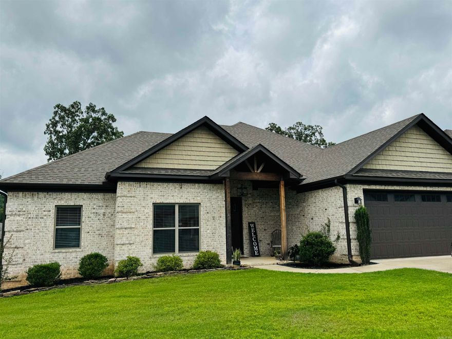 Welcome to the highly sought after subdivision of Millers Glen! This all Brick 4 bed 2 bath is 100% move in ready with tons of updates in this build... This home features 10 foot ceilings with an oversized island that centers attention to this open concept kitchen. Hand scraped wood floors flow throughout the main living area with a gas fireplace as focal point of family room.  Master offer tons of closet space, double vanity, freestanding tub and oversized glass enclosed shower as well. The lighting and fixtures throughout is not your typical builder grade and design is top notch...  4th bedroom is being used as study with double entry doors right off the foyer. All closets have built ins for ease to keep everything organized as well.  Right off the dining room is an awesome outdoor area, that was built for entertaining as well as  privacy fenced back yard for your pets. Don't miss this opportunity to be in a great community that's minutes away from shopping and dining here in Sherwood! Schedule a showing today and make this Home!!