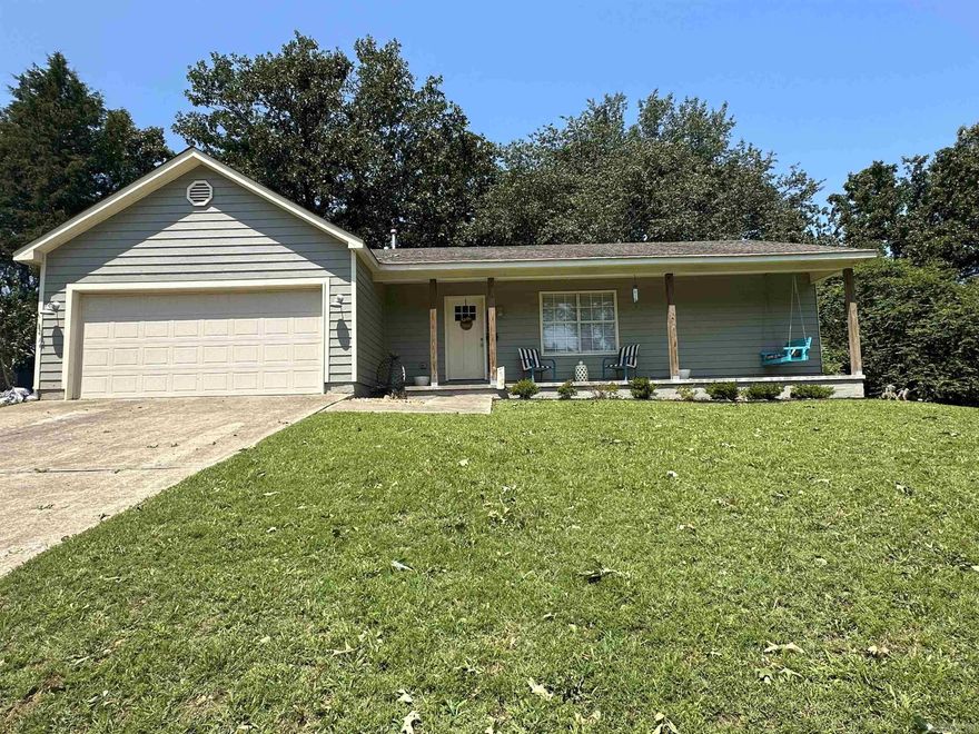 Move in ready home, VERY CUTE! remodeled only a few years back. 2 large bedrooms, roof 2019, Granite counters, updated bathrooms, Carpet in only the bedrooms-vinyl in baths/living room, title in Kitchen- Hot water tank 2022- 2 car garage--Vaulted ceiling in living room--large kitchen with eat in dining.  AGENTS SEE Showing remarks