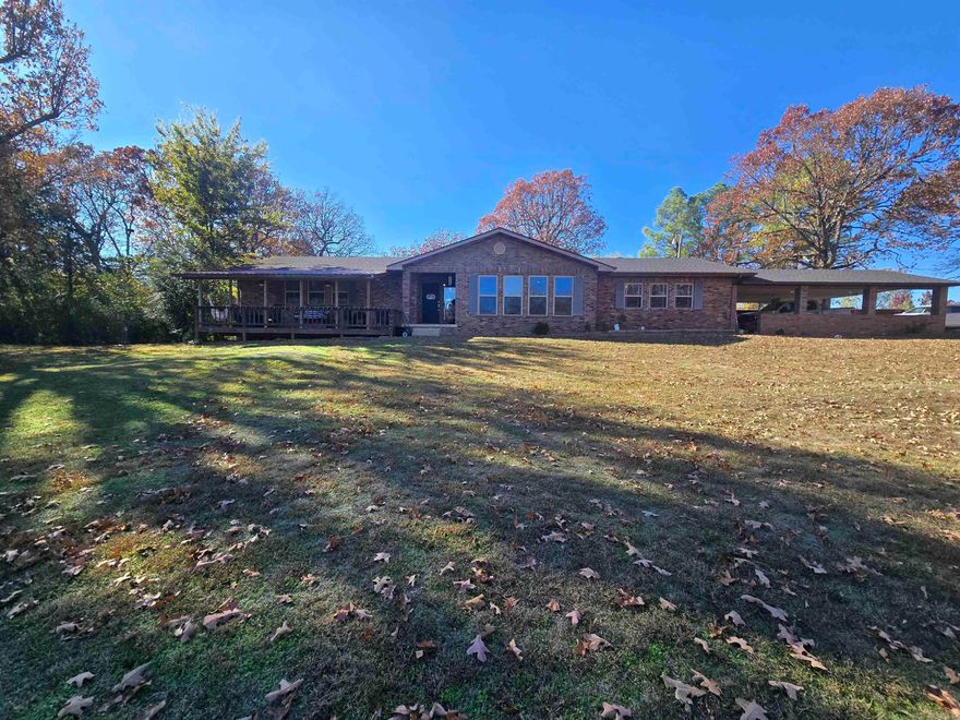 Welcome to this beautiful brick 3-bedroom, 3-bath home nestled on approximately 3 acres (M/L) in a peaceful country setting. This spacious 2 ,552 sq ft home sits on a desirable corner lot and features a large attached carport and a private fenced backyard ideal for outdoor living. Inside, the freshly painted kitchen shines with granite countertops, a large center island, cozy wood stove, and brand-new appliances (only 2 months old). The inviting layout offers a formal dining room, large family room, and a den/office with a charming wood-burning fireplace. Recent updates include a new pool deck, a 2-year-old roof over the porch, and a 3-year-old HVAC system that’s regularly inspected for efficiency and reliability. Enjoy the perfect blend of comfort and country charm—just 1 mile from Wildcat Shoals and the White River boat ramp for easy access to fishing and boating. Move-in ready and priced at $420,000.