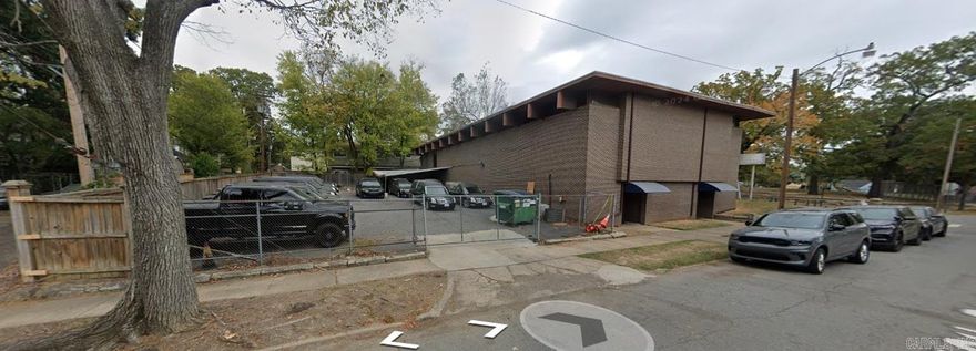 1518 S. Battery is 3 blocks East of Historic Central High School  and two blocks South of Daisy Gatson Bates Drive (aka 14th  Street.  This is a strategic hard corner property featuring 15 on site parking  spaces and is prime for adaptive re-use into many General Office  Uses that the O-3 Zoning provides. It would also make a great Church  since it does have a sanctuary. The property is currently used  as a funeral home. The business is re-locating.