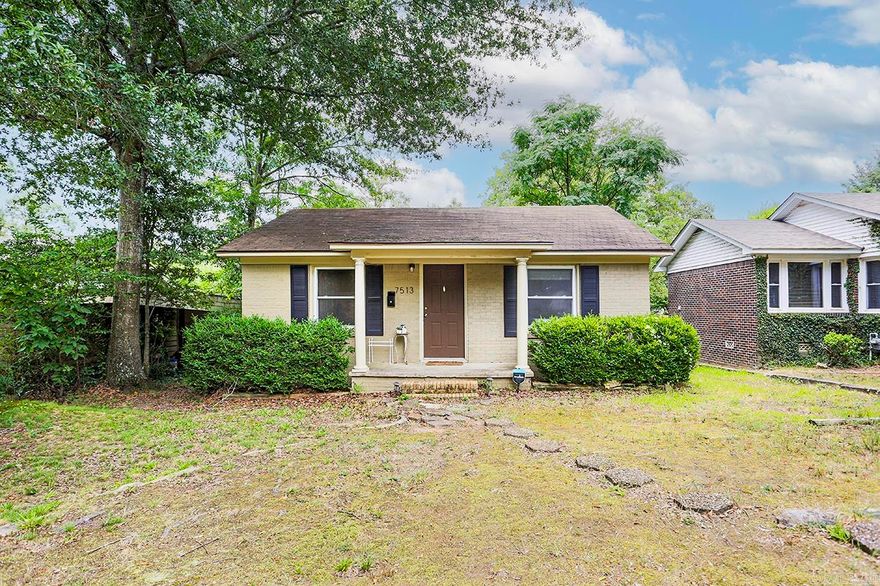 Charming midtown cottage offers classic appeal w modern upgrades on beautiful tree-shaded lot. Enjoy hardwood floors, a painted brick exterior & newly remodeled kitchen w new cabinets, slab granite countertops & backsplash & newer appliances.  An additional back room provides flexible options--create 3rd bedroom or 2nd bath or home office. Fenced backyard is ideal for pets & outdoor living & the home is just 2 blocks from a neighborhood park. Located in the highly desirable Forest Park, Pulaski Heights, Central High School zones & close to everything midtown has to offer. Washer, dryer & refrigerator all remain. A fantastic opportunity at an excellent price!