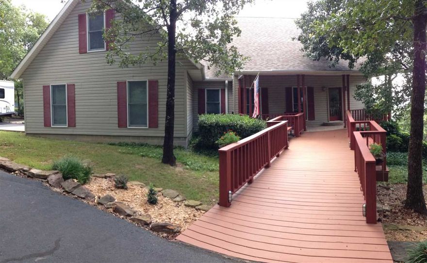 WOW!! Stunning Views of Greers Ferry Lake from nearly every room in this "Solid" constructed, maintenance free, move in ready Home (see Doc's for home inspector's comment) Home has 2 Master suits & 2 living areas, 4 stories, built in Safe Room, 9' ceilings w/crown molding. Boat launch is just a few minuets away. Seller has completed any & all updating this home will ever need. Priced to sell!!! Measuring encouraged on Sq Ft of home.