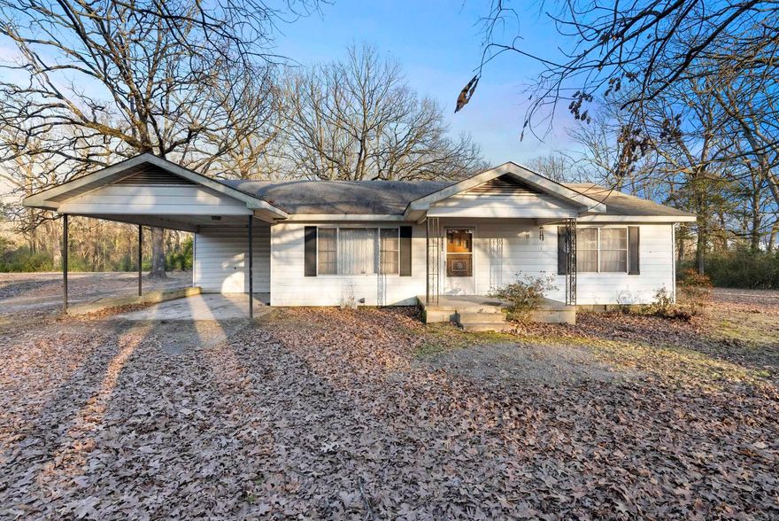 Nestled on a stunning lot, this home offers the perfect blend of privacy, space, and potential. Located just minutes from the Little Rock Air Force Base! Featuring hardwood floors and spacious rooms, this home is a fantastic opportunity to renovate and make it your own. Outside, you'll find expansive acreage with mature trees, perfect for gardening, recreation, or even future development. Whether you're looking for a homestead, investment property, or a peaceful escape, this property is full of potential! Agents see remarks.  Square footage approximate, please measure.