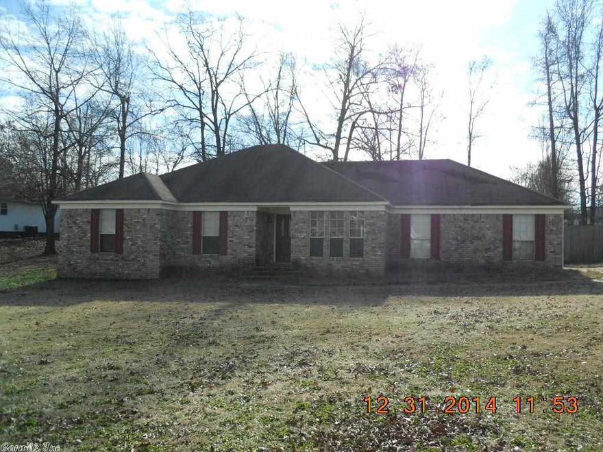 Quiet neighborhood with beautiful homes in the area. Privacy Fenced all around this large backyard and patio. Home sits on a large 1/2 acre corner lot. Fireplace and separate dining room. Bryant school district and close to everything. Employees and family members residing with employees of JPMorgan Chase Bank, N.A., it’s affiliates or subsidiaries are strictly prohibited from directly or indirectly purchasing any property owned by JPMorgan Chase Bank, N.A. Agents see confidential remarks for adt'l info.