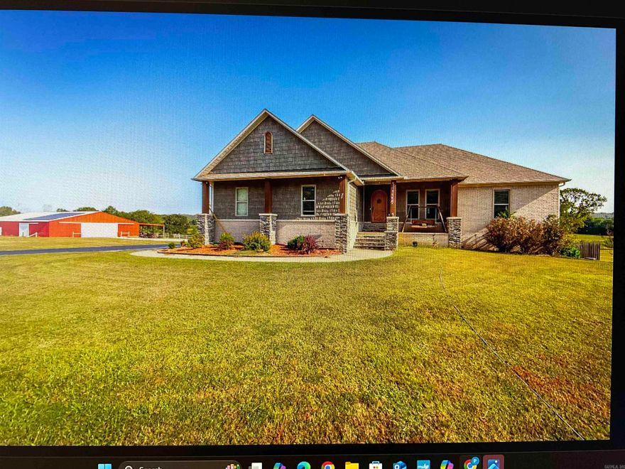 Seller Motivated !!! Solar FOR THE ENTIRE HOME AND POOL . Very large and wonderful home has 2 FULL kitchens . 3 Bedrooms on the main level with a very spacious kitchen Double oven was replaced in 2024 New dishwasher in 2025 New under counter ice Maker in 2025 Elevator battery was just replaced in 2024 ,2 car garage on main level with a built in ramp . Downstairs there is a 1 car garage stair access Full Kitchen Full Bathroom and a separate room could be a bedroom or office with garage access living area and storage area . Oven and dishwasher were both replaced in 2023 downstairs is hardly ever used . WASHER AND DRYER DO NOT CONVEY , FRIDGE AND FREEZER DO NOT CONVEY Outside you have awesome oversized pool with 3 covered areas for entertaining .The pump room also has a half bath so changing is easier after a refreshing swim . the barn is huge 50X100 also has a shop in it . The home is equipped with an ON DEMAND HOT WATER HEATER .