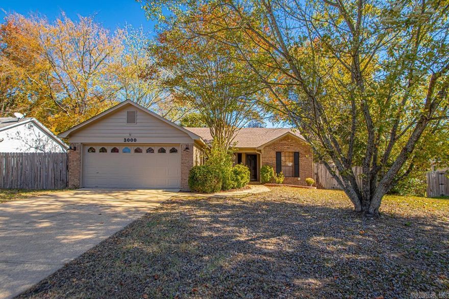 Move-in ready 3-bedroom, 2-bath home in Bryant’s desirable Forest Cove neighborhood! This well-maintained home features a split floor plan and a spacious kitchen with plenty of counter and cabinet space, a gas stove, pantry, and included refrigerator. Washer and dryer also convey. The huge primary suite offers double vanities, his-and-her closets, a jetted tub, and a walk-in shower.  Enjoy the outdoors with a flat, fully fenced backyard, outdoor kitchen area, and 34 feet of gated side parking...perfect for an RV, boat, or extra vehicle. Updates include a brand-new roof and exterior paint, with interior paint completed in 2022.