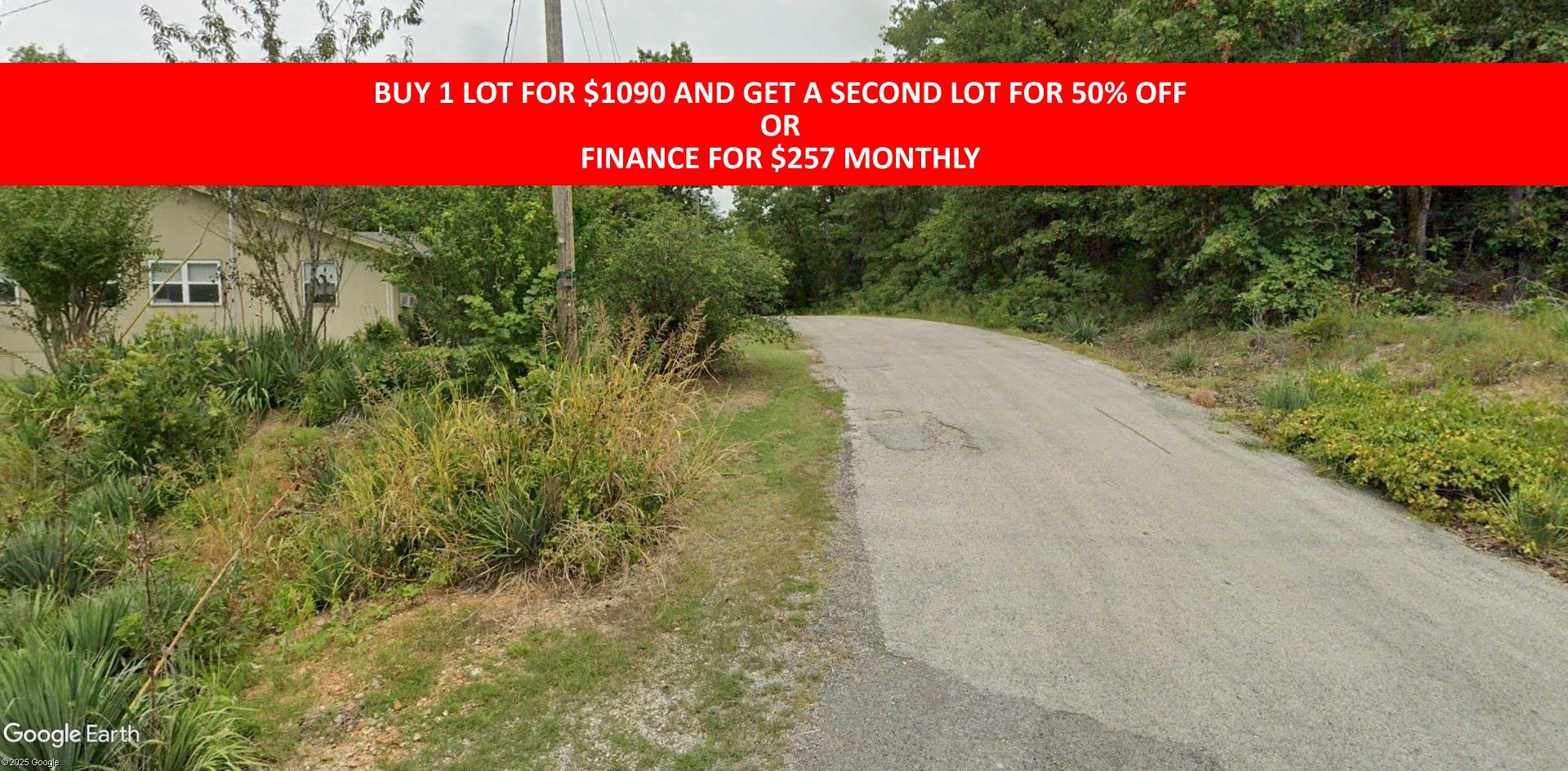 Buy one lot and get 50% off an additional lot! Part of a set of adjoining lots available. Owner-finance for easy terms. Cash buyers can pay by debit or credit card as well. Nice lot to develop or hold for future value. Public water and electric are available to run to property and will need septic. Owner/agent. No mobiles allowed. 300-2500 minimum build size on any other type of home, depending on subdivision. Finance is 5 months at $257 and closing costs are included. Lots marked with red banner are part of promotion. No limit on lots. Buyer responsible for any/all taxes and lots sold "as-is". Quit claim deed conveys. Parcel ID# 135-11484-000