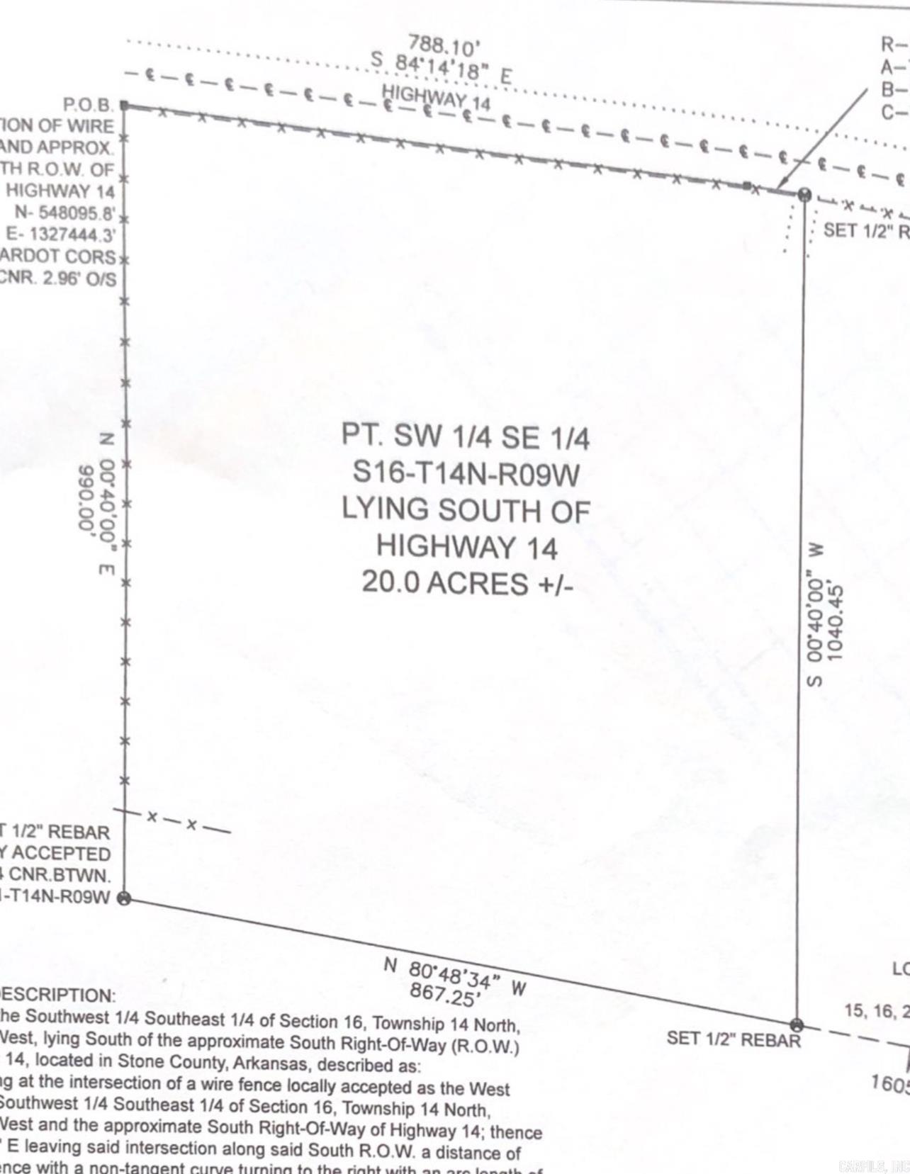 Not in Subdivision - Land