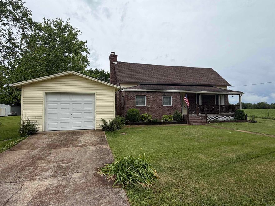 Well kept home in Lawrence County. 2 bedrooms on the main level and 2 bedrooms on the second level. Both bathrooms on the main level. Nice sized living room with a wood burning fireplace. Large laundry room. Storm shelter in the back yard. Nice sized lot, over a half acre.