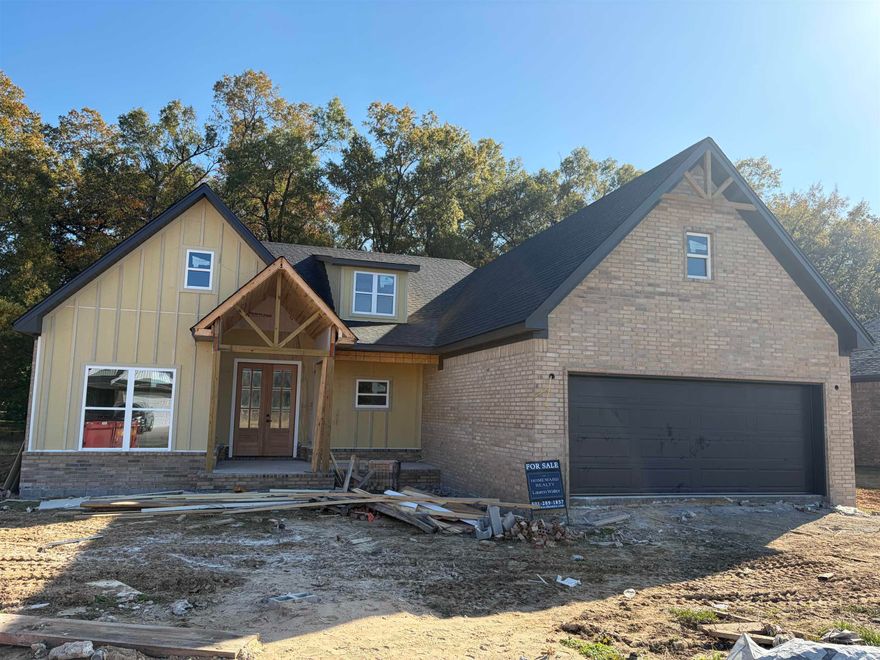Beautiful home under construction in Morrilton. Agents, see attached documents to see the floor plan and finishings