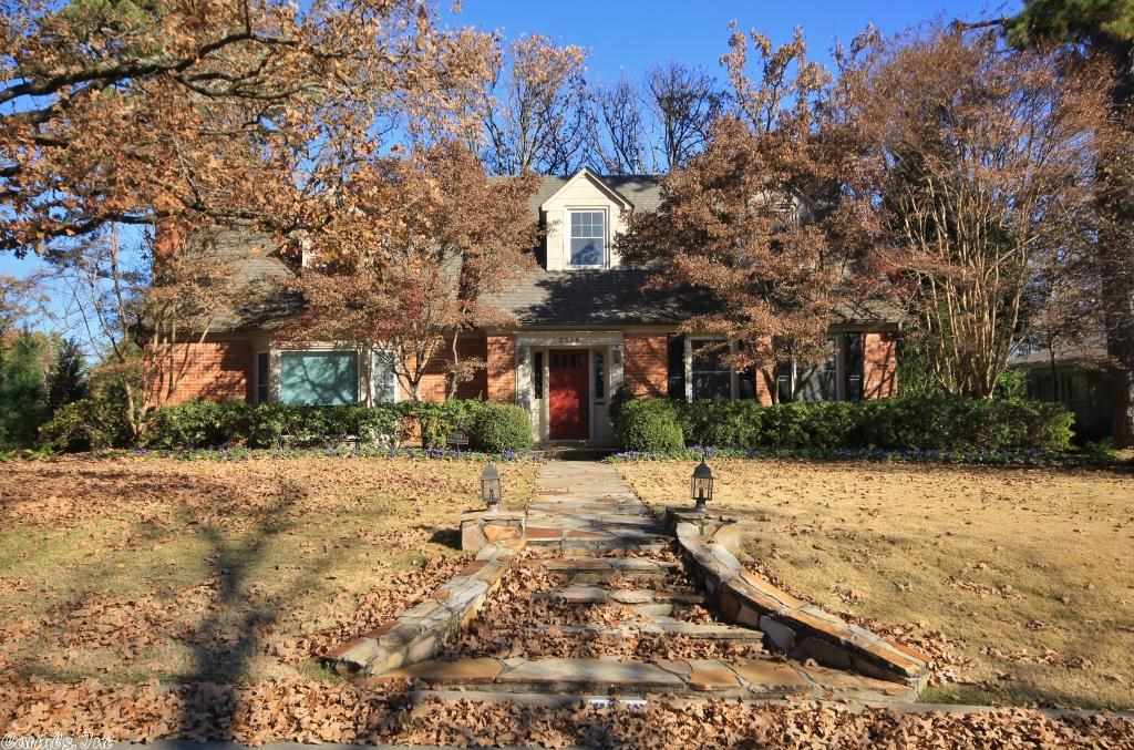 Inviting home in great neighborhood! Living rm w/expansive living space next to the Great Rm w/high barrel ceiling, wet bar & French doors to deck overlooking beautiful landscaped backyard w/lower terrace. Formal DR. Two fireplaces, one BR & BA main level. Master Suite & additional bedrm upstairs. Another bedrm, full bath & utility/laundry rm, storage, bonus rm on basement level along w/new garage (492 heat/cool not in listed sf). New roof, windows, kitchen, and baths. Come see!