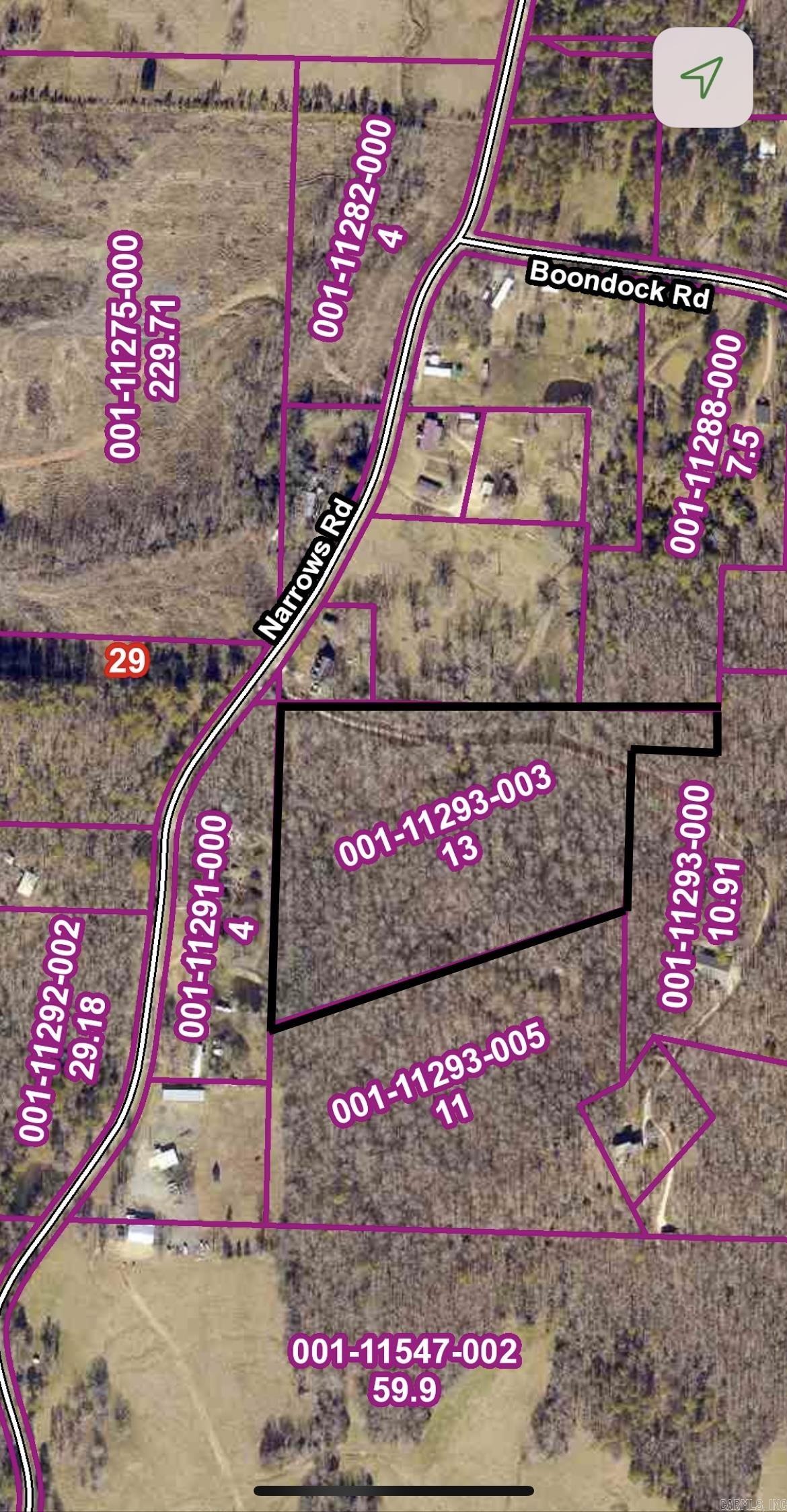 Almost 13 wooded acres right off Hwy 70 that would be perfect for your dream home, getaway home, or hunting cabin. Plenty of space and nature for all your needs. Benton schools.