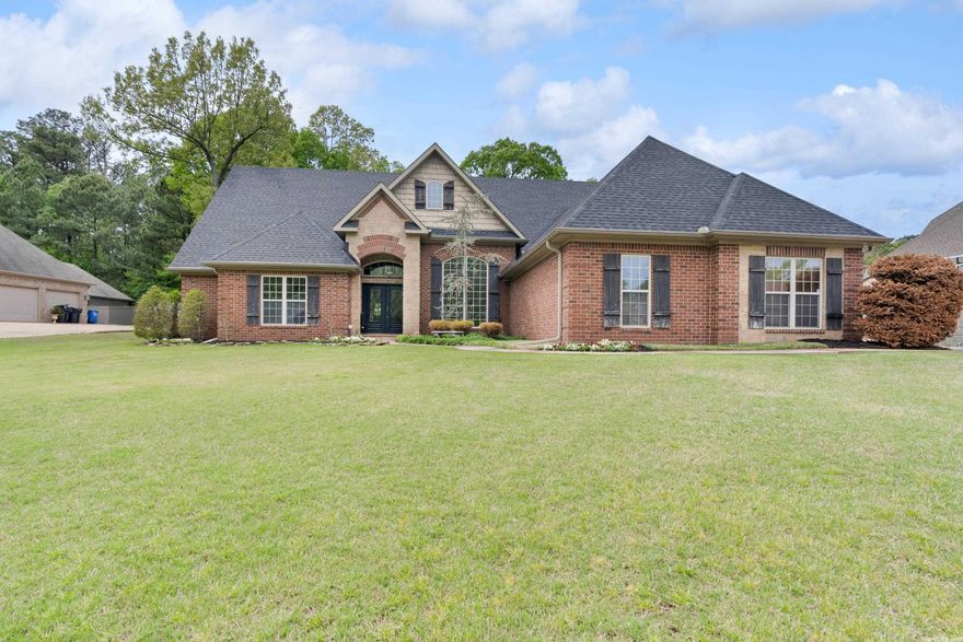 Welcome to this stunning 5 bedroom, 4 full bath, 2-1/2 bath home in the highly sought-after Plantation Estates, located in the Valley View School District. As you enter the home, you'll be greeted by the spacious living room featuring vaulted ceilings, built-in shelving, and a cozy gas fireplace. The spacious second living area is perfect for entertaining, with a wet bar, a home theater system with surround sound, a projector, and a 110 screen. Step outside to the screened-in patio, where you can relax and enjoy the beautiful weather. This area is equipped with a TV, surround sound, and another gas fireplace, making it perfect for hosting outdoor gatherings. This home is designed with convenience and efficiency in mind, featuring an Elan Home Automation System that controls the security system, indoor/outdoor audio, video, Wireless Smart A/C Honeywell Thermostat System, and more! The outdoor patio area is a great place for outdoor activities, with a fenced-in yard for privacy. The updated kitchen boasts stainless steel appliances, perfect for cooking and entertaining guests. The formal dining room and dining nook provide ample space for hosting dinner parties. Other features of thi