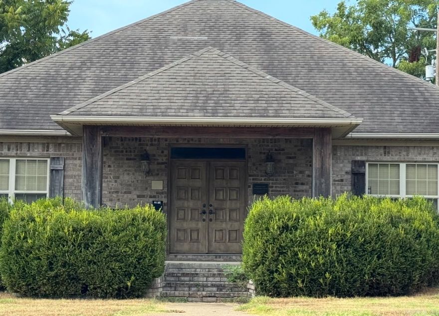 Call today to see this commercial building, in downtown Forrest City.  This building is currently being used as a Law Firm, but could accommodate many different businesses.