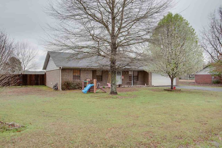 All brick home with large lot, fully fenced, and 20 x 30 shop. This home has had a new roof in 2008, New HVAC 2010, water heater, and laminate flooring in living area 2012 and is move in ready. See showing remarks.