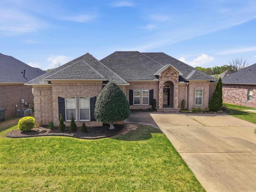 Discover comfort and charm on a quiet interior street in the desirable Chestnut Meadows Subdivision. This beautifully maintained home welcomes you with an open floor plan that feels bright, spacious, and perfect for everyday living or entertaining.  The kitchen is a standout, featuring new countertops and a stylish backsplash that complement the thoughtful cabinetry design and finish. Enjoy the convenience of pull-out drawers and a generous corner cabinet complete with a large lazy Susan—ideal for keeping everything organized and within reach.  Retreat to the expansive primary suite, offering a peaceful escape with a wonderful walk-in closet outfitted with excellent organization. It’s designed to make mornings easier and evenings more relaxing.  Step outside to a covered back patio that’s perfect for grilling or unwinding at the end of the day. The property has great curb appeal with beautiful landscaping consisting of a wide variety of plants that bring color and life to the space year-round.  This home blends comfort, function, and natural beauty in a setting you’ll love coming home to.