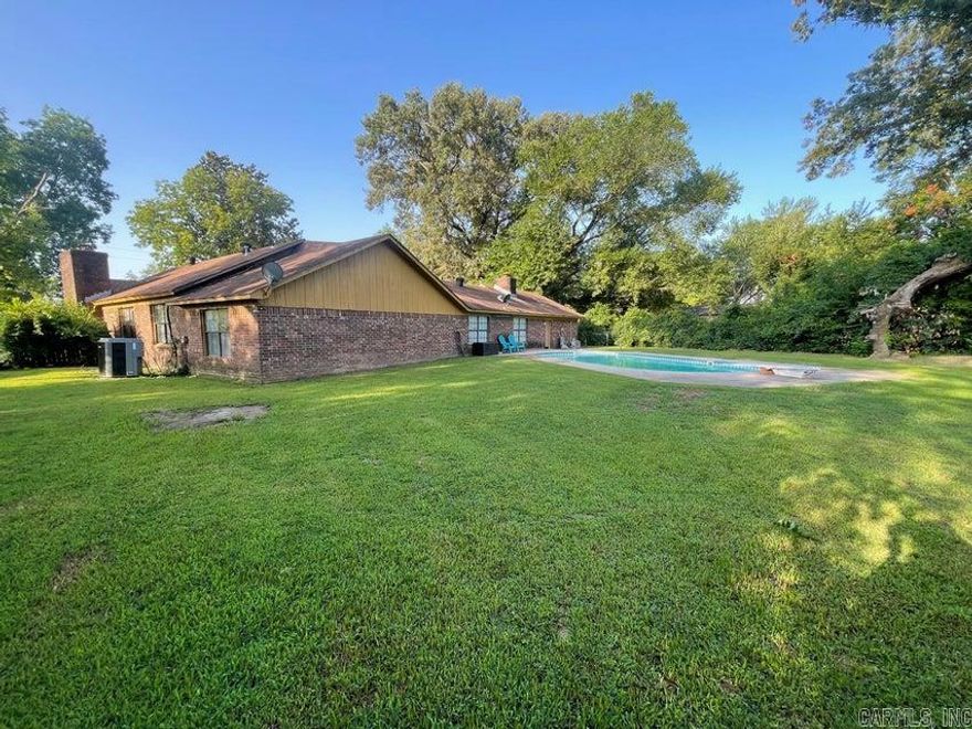This charming home with an eat-in kitchen will surely capture your heart. The kitchen features granite countertops and stainless-steel appliances, perfect for family gatherings. As you explore this home, you'll discover not one, but two cozy fireplaces that add warmth and character to the space. This home offers a second living area, providing ample space for relaxation and entertaining guests. With 4 bedrooms, there's plenty of room for everyone in the family or the option to create a home office or hobby room right off the kitchen. One of the highlights of this property is THE POOL, ready for all your gatherings and summer celebrations.
