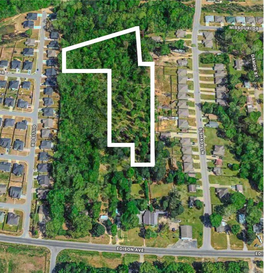 Acreage Available Inside the City Limits of Benton - NOT IN A SUBDIVISION!    Wonderful opportunity to own over six (6) acres of land, with privacy while conveniently located near shopping, schools and restaurants.  Easement is off of South Shady Lane.  Investment or Developer Opportunity.   *Agents Please See Remarks*