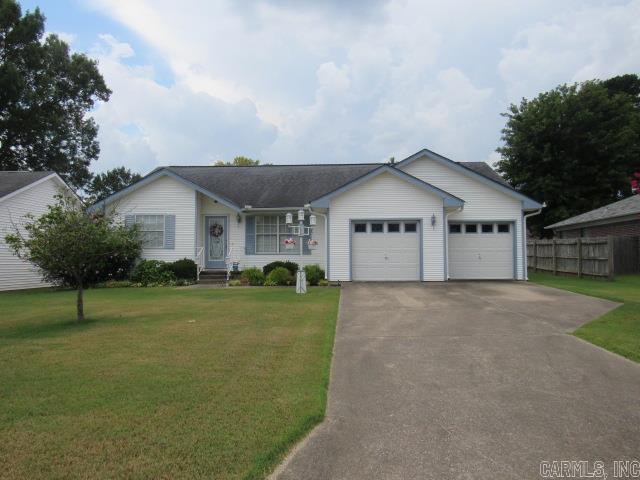 This home is immaculate!!! 3bd/2ba all bedrooms are a nice size. Large great room with a gas fire place, separate dining room could be used as a 4th bedroom, because there is ample room in the living area for a dining table. Kitchen has an island that can be moved, lots of cabinet space & cabinet pantry with pull out drawers for convenience. The fully fenced backyard/patio is an OASIS all its own, nice inground pool, covered patio, storage building that houses pool pump on one side and dressing room on the other side, all beautifully landscaped. Two car garage has one side that is heated and cooled for workspace area not included in s.f. All furnishings are negotiable except hanging lamps in great room.