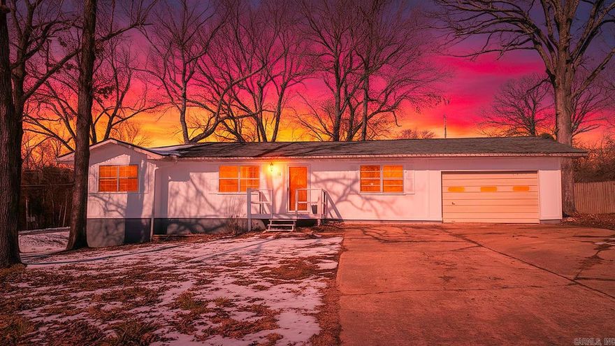 4-Bedroom Home on Corner Lot Near Yellville Schools  This inviting 4-bedroom, 2-bathroom home offers 1,320 square feet of comfortable living space on a 0.35-acre corner lot. The open kitchen flows into the main living area, creating a functional layout ideal for everyday living. Central heat and air provide year-round comfort, while mature shade trees add character and natural beauty to the property.  Outside, the fenced backyard offers privacy and space for pets, play, or entertaining, with a patio perfect for grilling or relaxing. An attached garage provides added convenience and storage. Located just 0.5 miles from Yellville Schools, this home offers an excellent in-town setting with easy access to outdoor recreation. Enjoy a short drive to Crooked Creek, the White River, and Bull Shoals Lake, making this property a great fit for those who value both convenience and the Ozarks lifestyle.