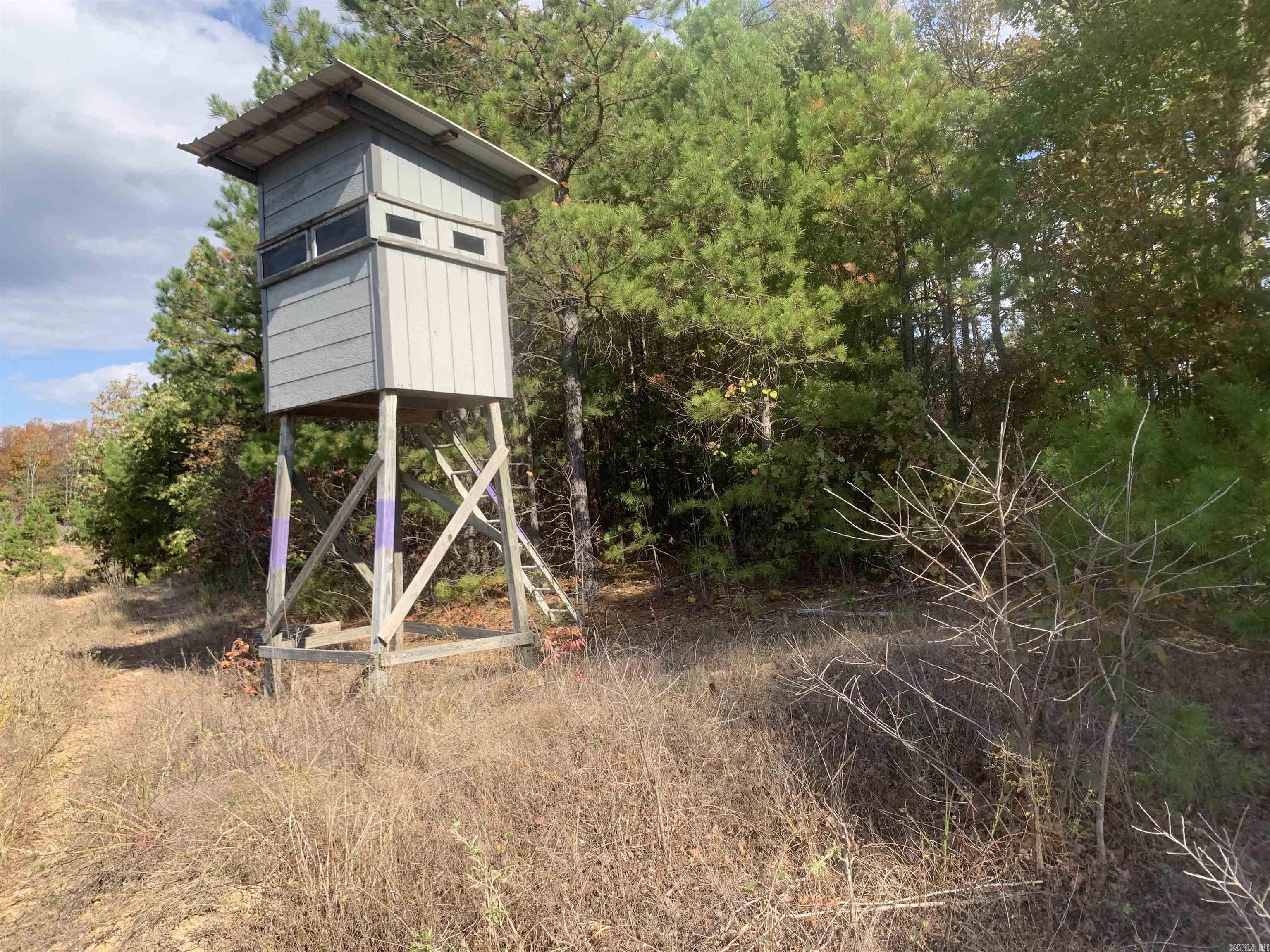 185+- DTB Tract with SL&S = Deer, Turkey, Bear with Shooting Lanes and Stands in place! Glad you made it here to figure out the name. This tract is an absolutely perfect set up for viewing/pursuing game animals, it is move in ready!! The owner spared no expense in setting this one up for fishing, and hunting. Mature White Oaks are dispersed throughout the property with a mix of hardwoods and pines distribute evenly as well. 4 acre pond with several other year round ponds holding wood ducks are attached to this property. All stands go with the property along with the critters. Bear inhabit this tract along with excellent genetics and light hunting pressure over the last several years have increased the quality of the animals that call this place home. Outstanding sized deer stand serves as the focal point for this tract that will hold four people and their gear comfortably. Ladder stands and a second smaller elevated box stand with feeders also will convey. The owner has put thirty yard wide shooting lanes throughout the property for easy access and plenty of openings with micro food plots for bow hunting opportunities. For Gun hunting he has several stands offering 150+