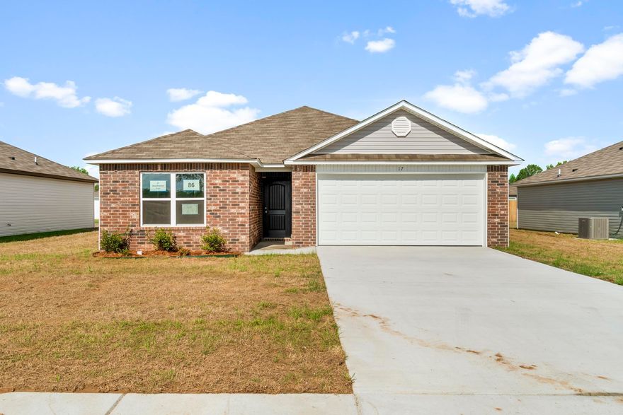 The dreamy Taylor plan! It's all about charm and practicality, from the inviting covered front entry to the well-designed front yard landscaping. The split floor plan with 3 bedrooms and 2 bathrooms offers both privacy and functionality, especially with the spacious master suite featuring his and her closets—perfect for organizing your wardrobe effortlessly. The kitchen is the heart of the home, boasting energy-efficient appliances that not only make cooking a breeze but also contribute to sustainability. The spacious laundry room conveniently located near the garage adds to the practicality of daily chores. The Taylor plan is designed with both aesthetics and everyday living in mind, making it a delightful option for anyone looking for a comfortable and stylish home.   **SEE SHOWING REMARKS & AGENT REMARKS FOR IMPORTANT INFORMATION**