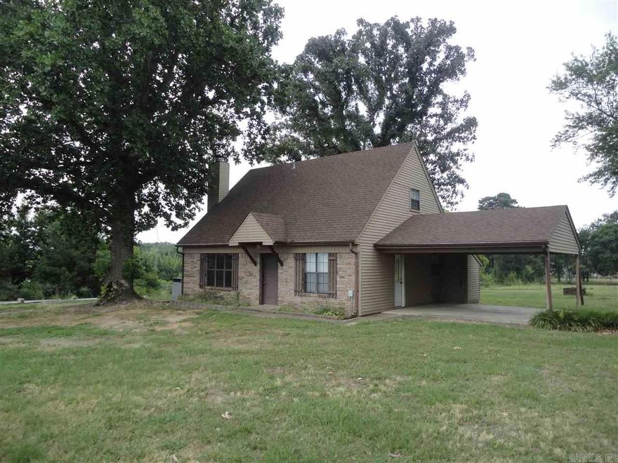 Nice 2 Story house on almost 1 acre of nice and private level yard. House has 2 Bedrooms and 1 Bath up and 1 Bedroom and bath down. Has double carport and also a nice large storage or workshop. Rent is $1095/mo. Deposit is also $1095. Available mid June.