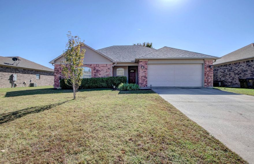 Welcome to this spacious 3-bedroom, 2-bath home in desirable Ward, Arkansas! As you step inside, you’re greeted by an open floor plan with vaulted ceilings and a cozy fireplace in the living room—perfect for relaxing or entertaining. The kitchen offers ample storage, stainless steel appliances, and a functional layout for everyday living. The split floor plan provides privacy, with the primary suite featuring a vaulted ceiling, large walk-in closet, soaking tub, and separate shower. Enjoy the outdoors with a large, fully fenced backyard, complete with a wood privacy fence and back deck. Additional features include a two-car garage, plus a new HVAC system and roof for peace of mind. Move-in ready and full of charm—don’t miss this one!