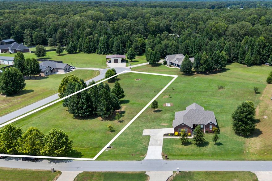 Rare Find to Build your Dream Home! Beautiful Lot with 1.31 acres in Popular Sandy Creek Neighborhood! Awesome neighborhood and located just outside the hustle & bustle! May also be purchased with 170 Sandy Creek (MLS#25031759)!