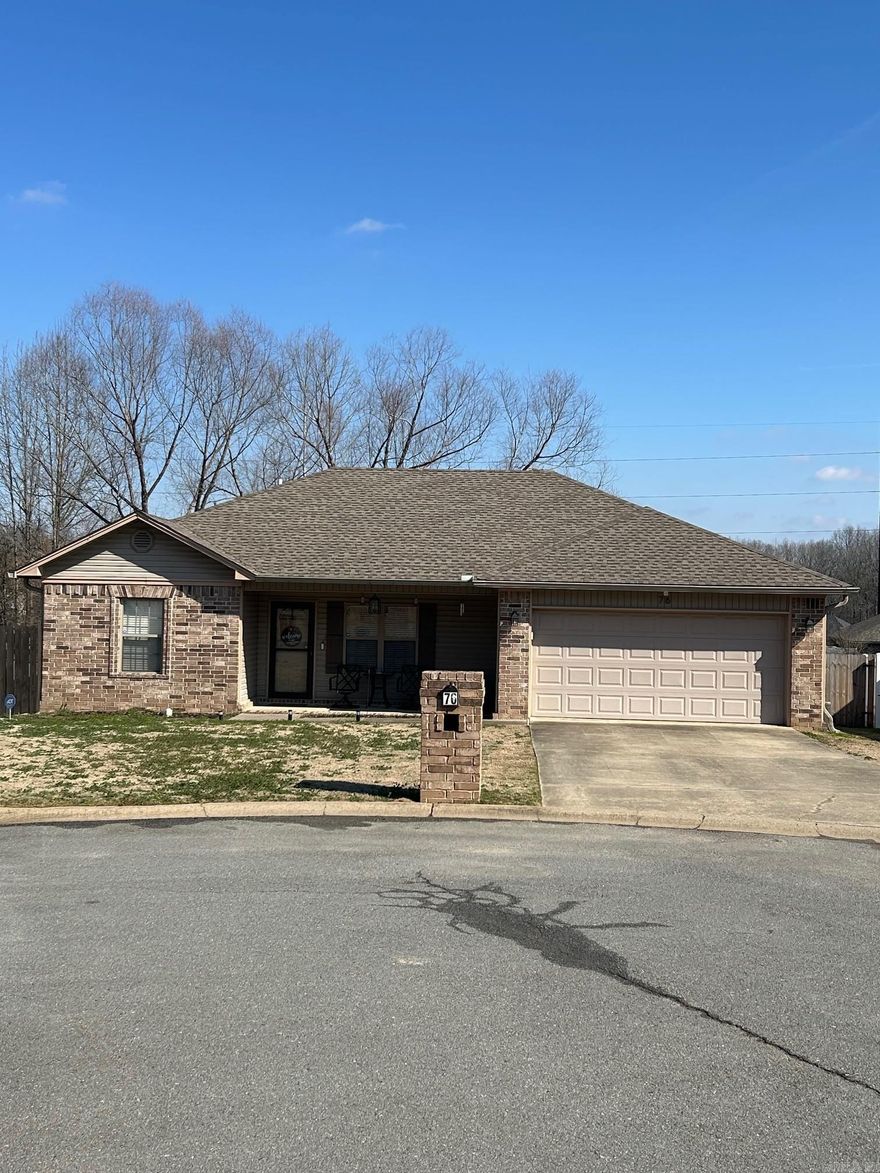 Great well maintained house in cul-de sac.  3 bed 2 bath house with a split floor plan.  Newer hvac and hot water heater.  Roof replaced in 2022.  Updated master bath!  Nice spacious deck out back with a spacious back yard.