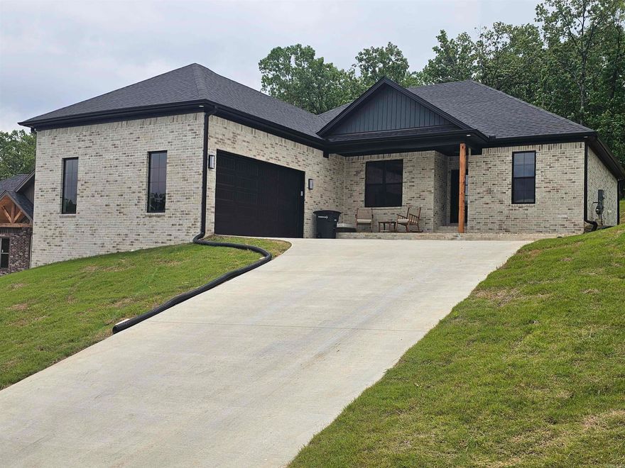 Beautiful newly built home was finished Jan 2025 and is ready for it's new owners! This 3 bedroom home is perfect for entertaining with an open living room, kitchen, and dining room. There are plenty of cabinet space and counterspace in the kitchen to boost your chef desires and the walk in pantry is what dreams of making cooking alot easier. This home offers split bedrooms which allow the primary bedroom to have privacy and the luxury of HUGE master bath with custom tile walk in shower, soaking tub and oversized large closet. His and hers vanities makes it much easier to getting ready. In the laundry, has cabinets to make life a little easier doing laundry. The garage is oversized, 22 ft with 10 ft ceilings, provides access to pull a larger vehicle inside with water and electricity for an additional fridge. All exterior/interior outlets were upgraded. The bedrooms are 9 ft ceilings with 10 ft ceilings throughout the rest of home. There are beautiful finishes that will boost your excitement to call this place home.