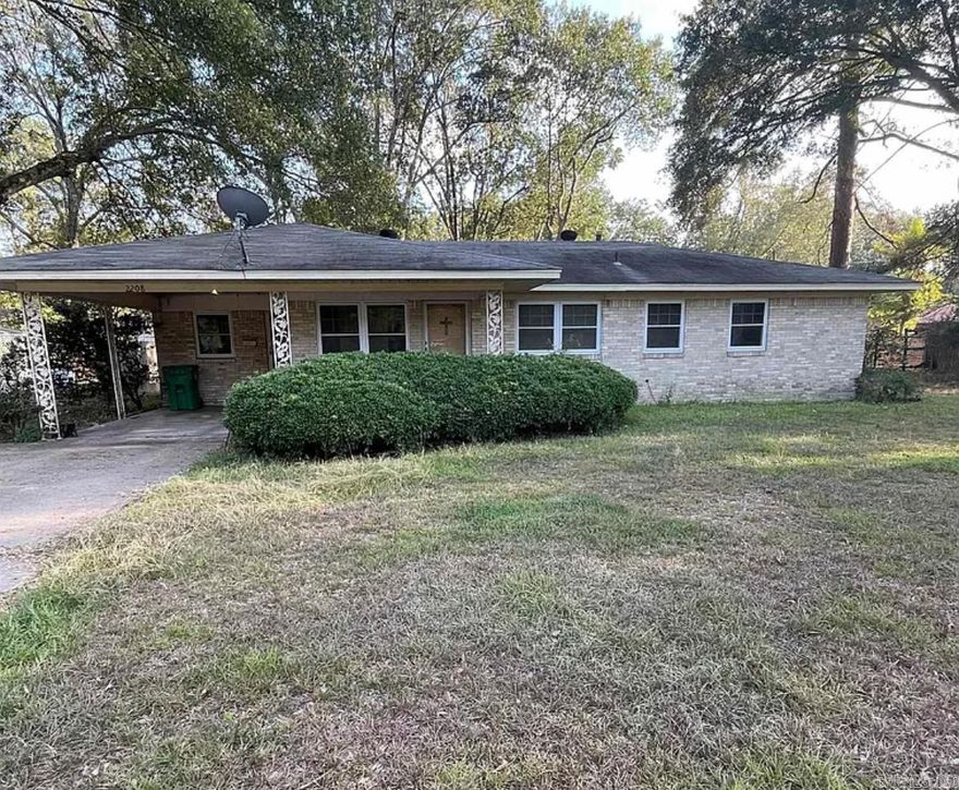 Discover a well-built, one-owner brick home offering 1,753 square feet of living space on a quiet Pine Bluff street. It includes a versatile bonus room perfect for a home office, family room, or playroom. The separate dining room flows into a spacious kitchen, with room to customize and update to your taste. Outside, the level, fully fenced backyard with patio holds endless potential for outdoor living or expansion.  Ideal for first-time homeowners seeking a move-in–ready property with character, or investors looking for value-add rental or flip opportunity. Just minutes from JRMC and Friendship Academy, it’s priced competitively at $115,000