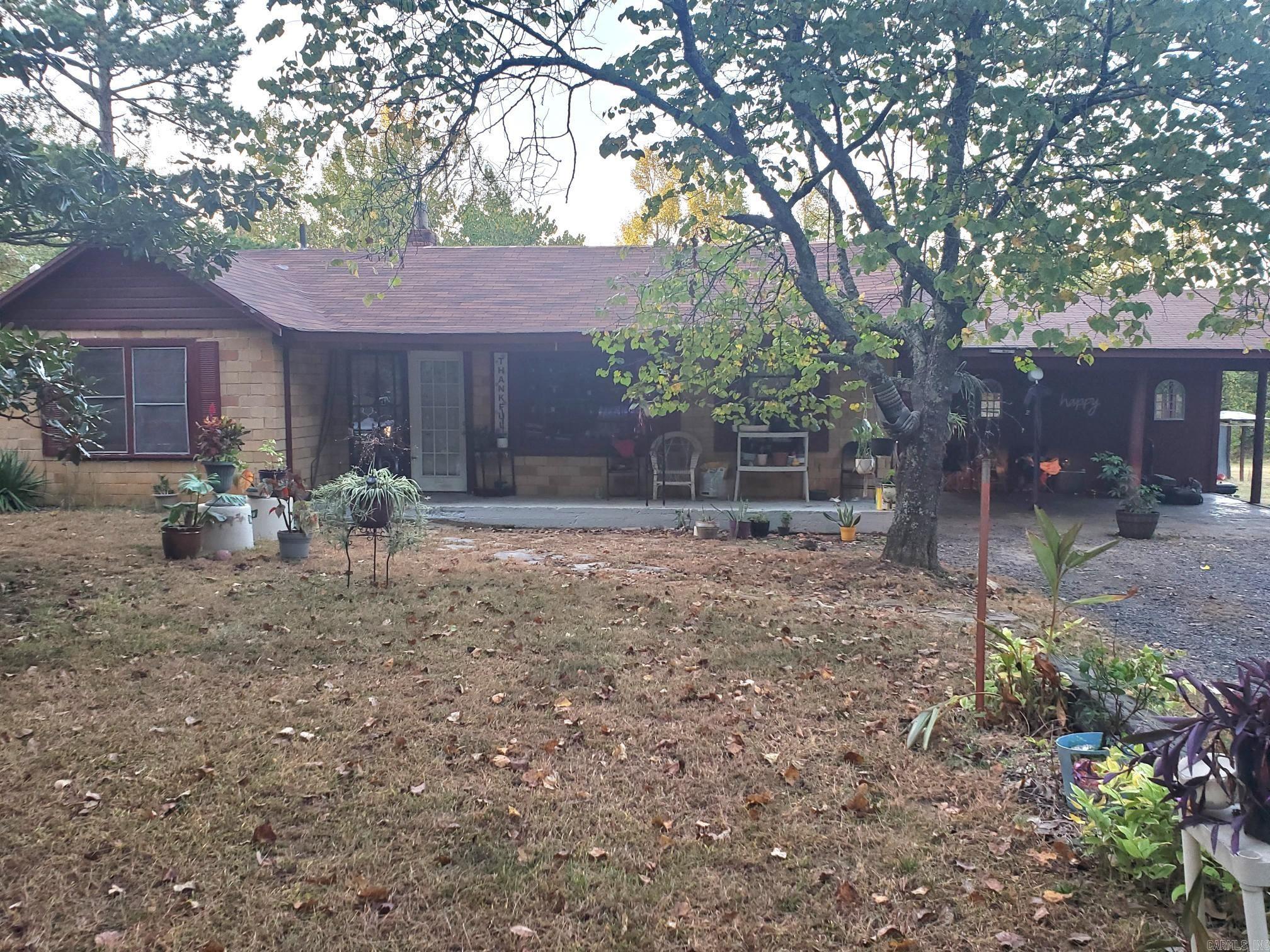 6131 Charming Brick Home on 2+ Acres ā Just Minutes from Mena! Discover peaceful country living with this cozy 2-3 bedroom, 1 bath brick home nestled on over 2 acres of gently rolling land. Perfectly situated just a short drive from Mena, this property offers both comfort and convenience! Other features include - double carport for covered parking, handy storage shed for tools, equipment, or hobbies, and relax and entertain on your back deck overlooking the peaceful yard. Room to garden, explore, or just enjoy the outdoors. Whether you're looking for a starter home, retirement spot, or a weekend getaway, this property has the space and potential to make it your own. Additional 2+ acres available for $30,000 with purchase.