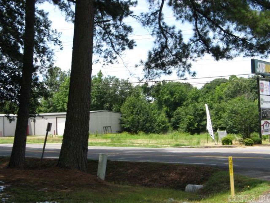 0.72 Acre commercial lot off S. Pine St. with great visibility. An area of continued commercial development.
