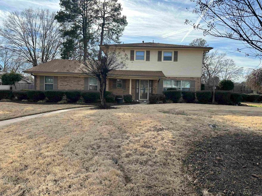 This is an ADORABLE home with so much character you will fall in LOVE!!  2 Living  areas , a huge formal dining room as well as a eat in kitchen breakfast area, nice fireplace to enjoy sitting and being with family! Stone countertops in the kitchen, stainless steel appliance, beautiful solid wood cabinets, wood floors through out the entire home, tile in the bath areas, and laundry. Beautiful corner lot with lovely landscaping, fenced in back yard, extra covered area for parking, or sitting, etc. Home has a full serviced generator for the whole home in case of power outage as well!! Call me to see this jewel today! Great neighborhood with one entrance!!