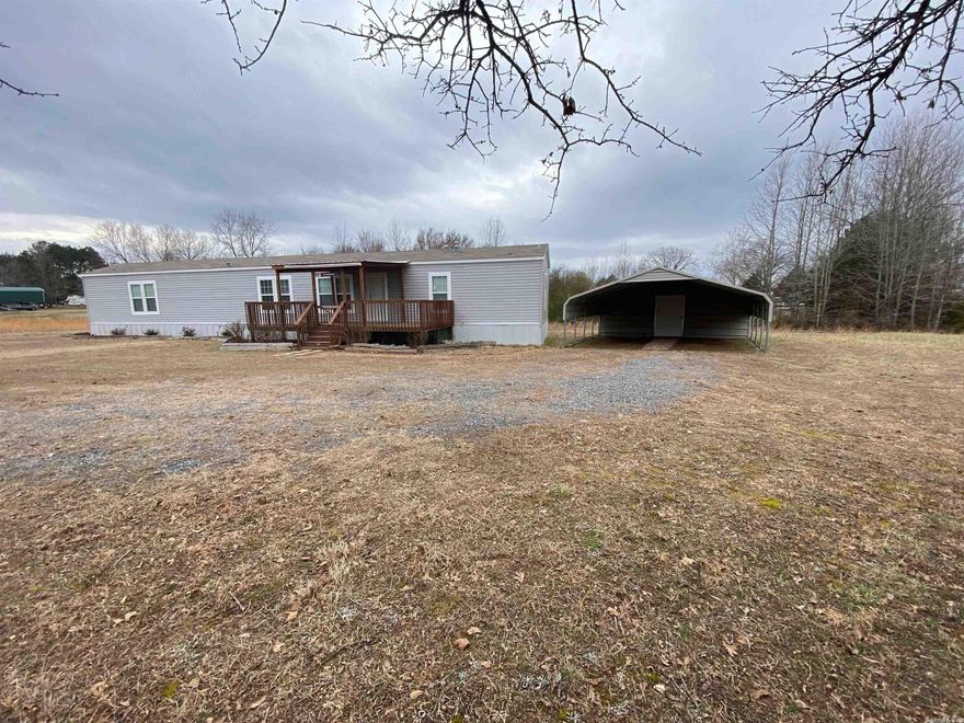 Very clean well kept home on 1.52 acres. Nice covered front porch, new ac unit in  2022 split floor plan, lots of kitchen, storage, nice metal shop building/storage building. Home is move-in ready on permeant foundation.