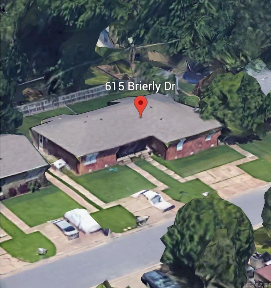 Investor Opportunity! This duplex at 615 & 617 Brierly Dr in Sherwood, AR, an income-producing property offering a fantastic opportunity for investors. Built in 1980, this single-story, multi-family dwelling features 2,485 sq. ft. of living space and sits on a 7,841 sq. ft. lot in the established Royal Manor subdivision. Each unit is 3 bedroom, 2 bathroom, and currently leased, providing immediate rental income. The property boasts central heating and air, masonry exterior walls, and carpet/tile flooring. Conveniently located near Sherwood Elementary, Sylvan Hills Middle & High Schools, this duplex is an excellent addition to any investment portfolio. Don't miss out on this turnkey rental opportunity!